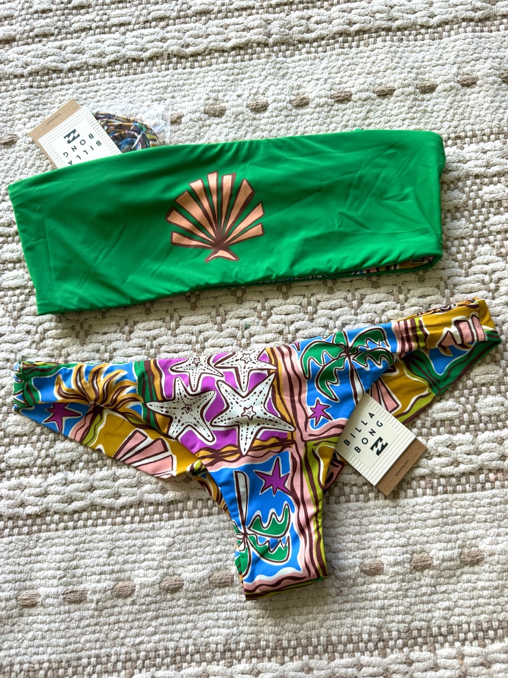 π₯π₯BILLABONG - HEAT DREAM TULLY TUBE TANGA BIKINI SETπ₯π₯ - Picture 3 of 15